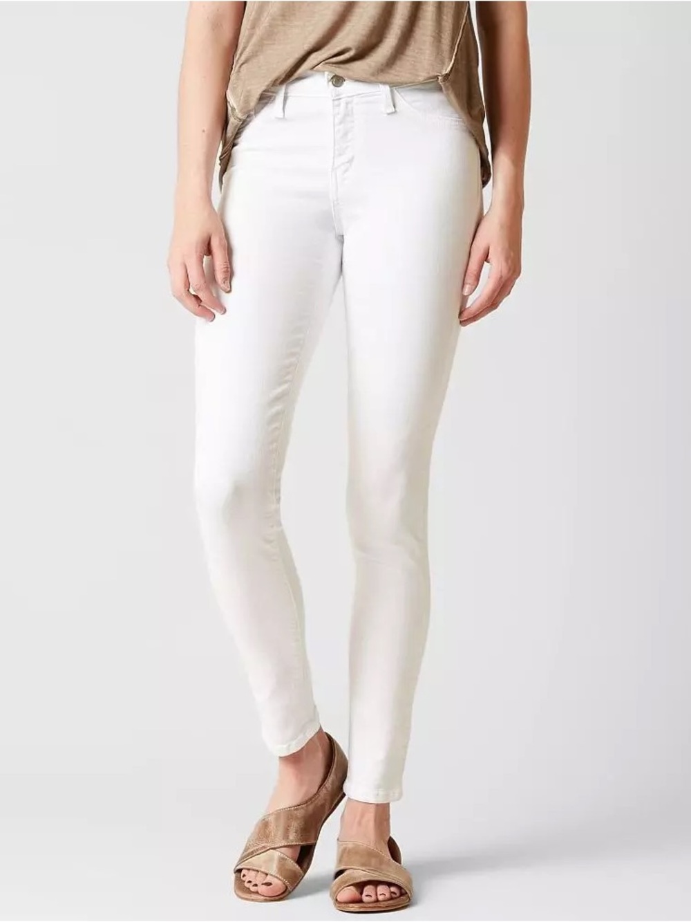 Flying Monkey White Skinny-Fit Jeans